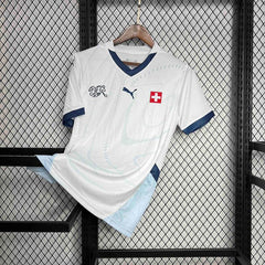 2024 Switzerland Away Kit Football kit - Footyb