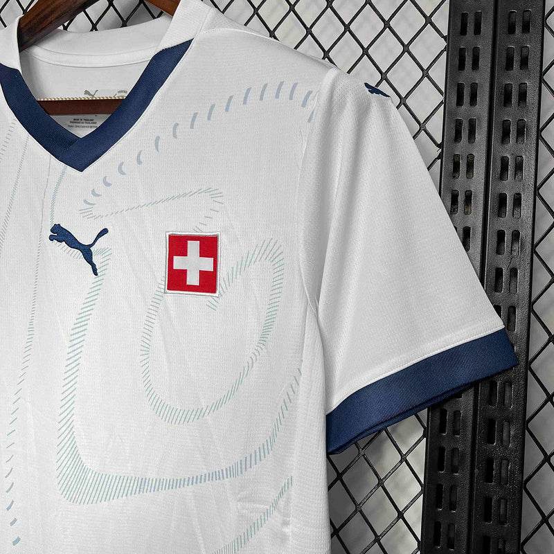 2024 Switzerland Away Kit Football kit - Footyb