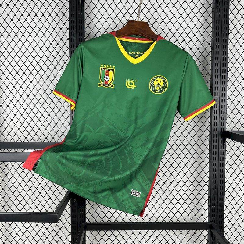 2025 Cameroon Home Shirt Football kit - Footyb