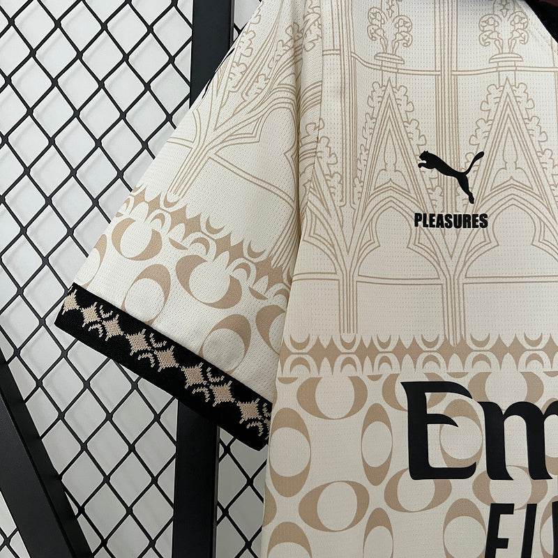 23/24 AC Milan Beige Football kit - Footyb