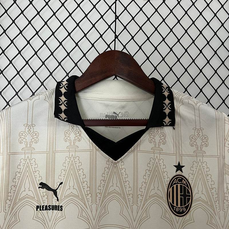 23/24 AC Milan Beige Football kit - Footyb