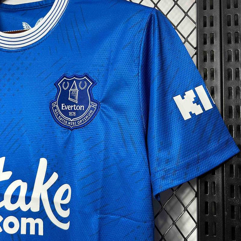 24-25 Everton Home Kit Football kit - Footyb
