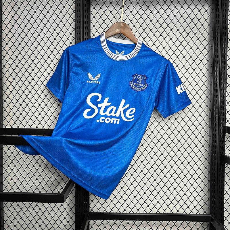 24-25 Everton Home Kit Football kit - Footyb
