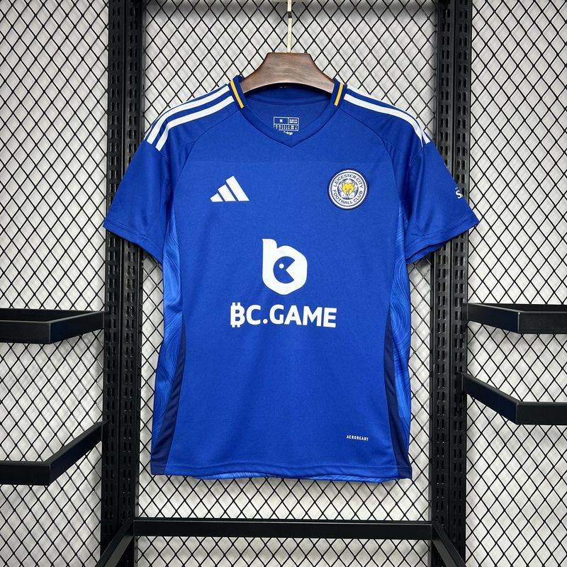 24-25 Leicester City Home Kit Football kit - Footyb