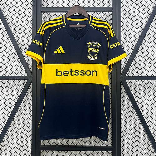 25/26 Boca Juniors Home Stadium Football kit - Footyb