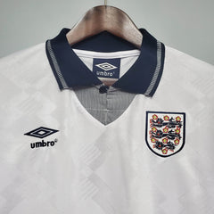 1990 England Home Football kit - Footyb