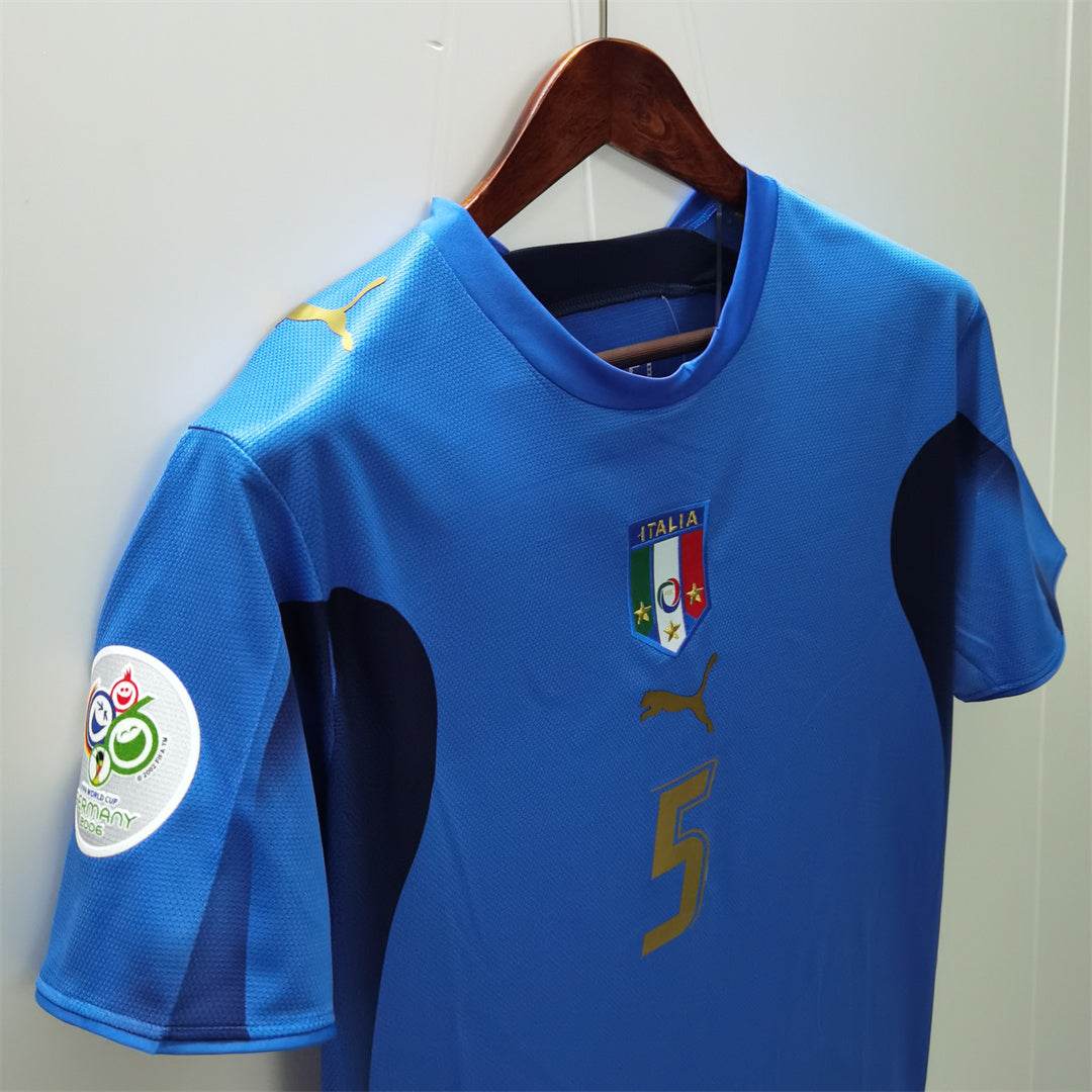 2006 Italy home Football kit - Footyb