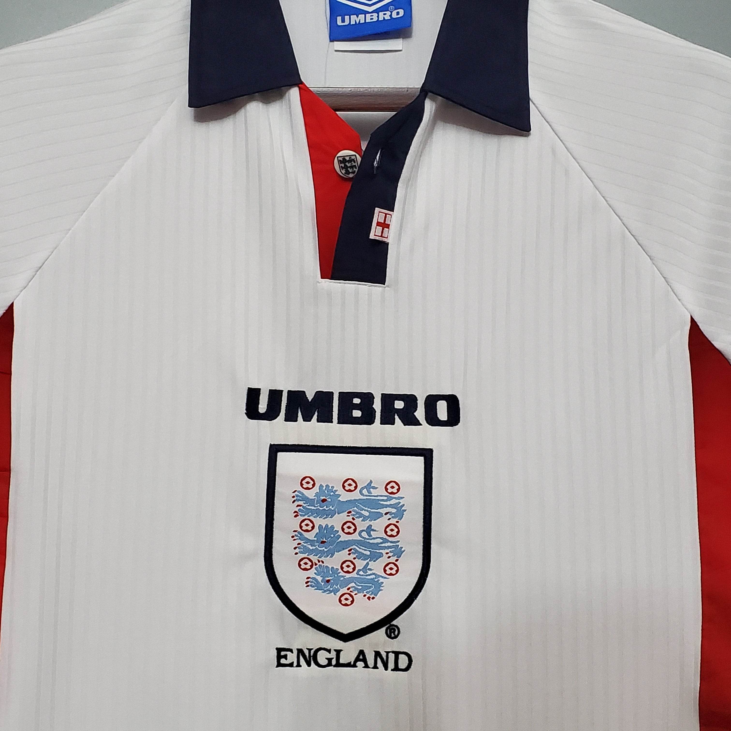 1998 England Home Football kit - Footyb