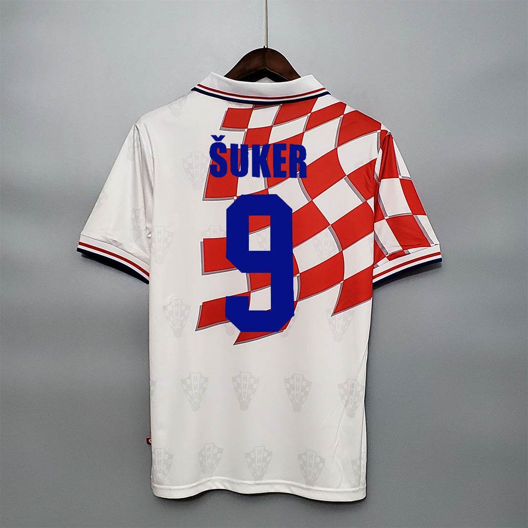 1998 Croatia Home Football kit - Footyb