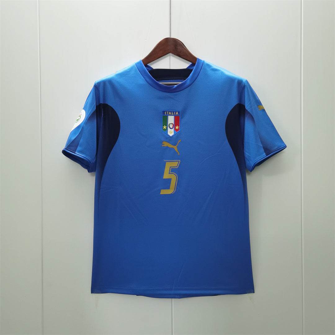 2006 Italy home Football kit - Footyb