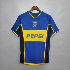 Boca Juniors 2002 home Football kit - Footyb