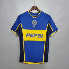 Boca Juniors 2002 home Football kit - Footyb