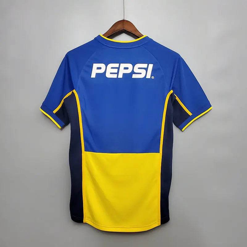 Boca Juniors 2002 home Football kit - Footyb