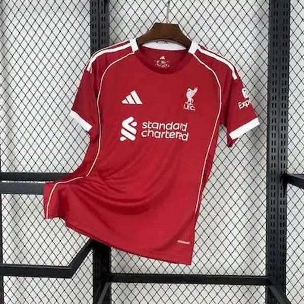 25-26 Liverpool home Football kit - Footyb