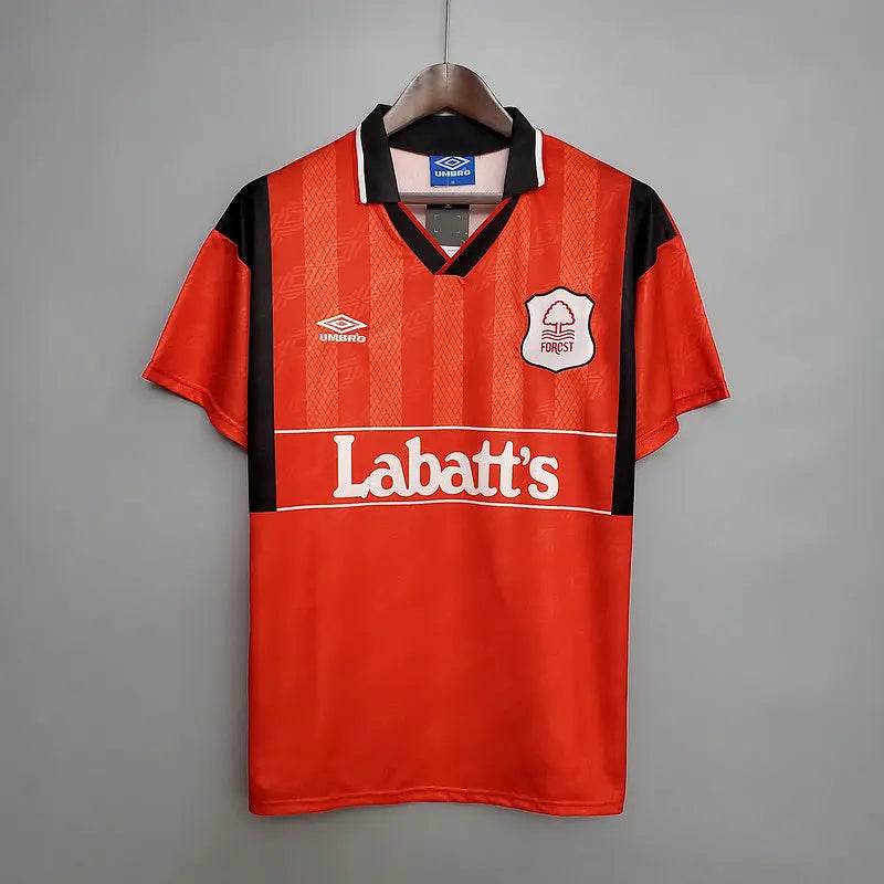 Nottingham Forest 94/95 Red Football kit - Footyb