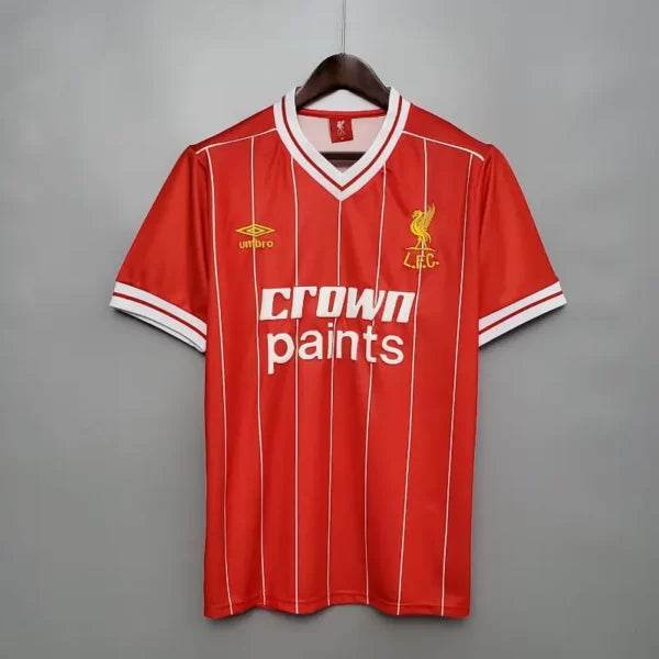 1984-1985 Liverpool home Football kit - Footyb