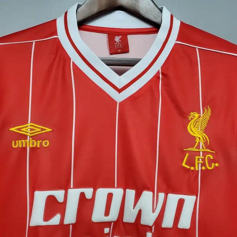 1984-1985 Liverpool home Football kit - Footyb
