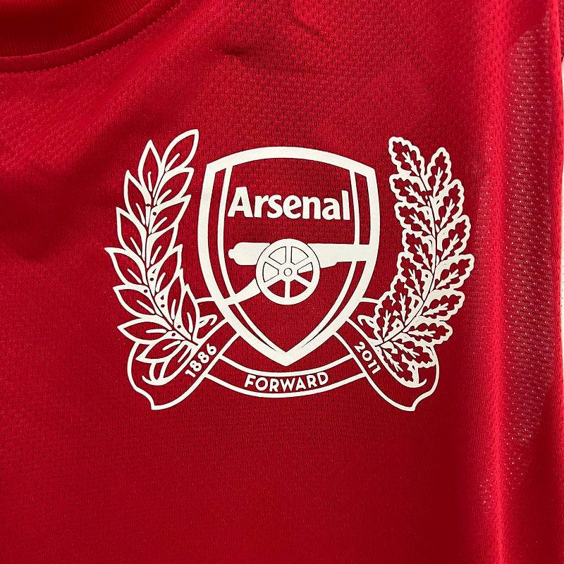 Arsenal 11/12 Home 125th Anniversary Football kit - Footyb
