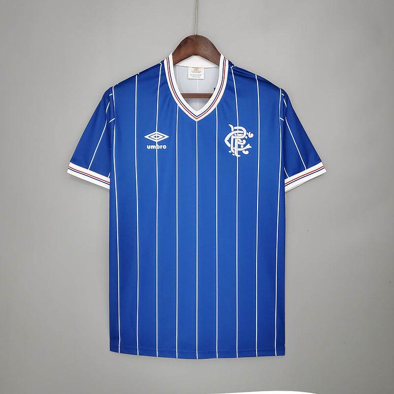 Rangers 82/83 home Football kit - Footyb