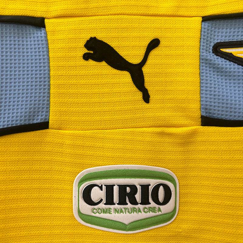 Lazio 98/99 yellow Football kit - Footyb