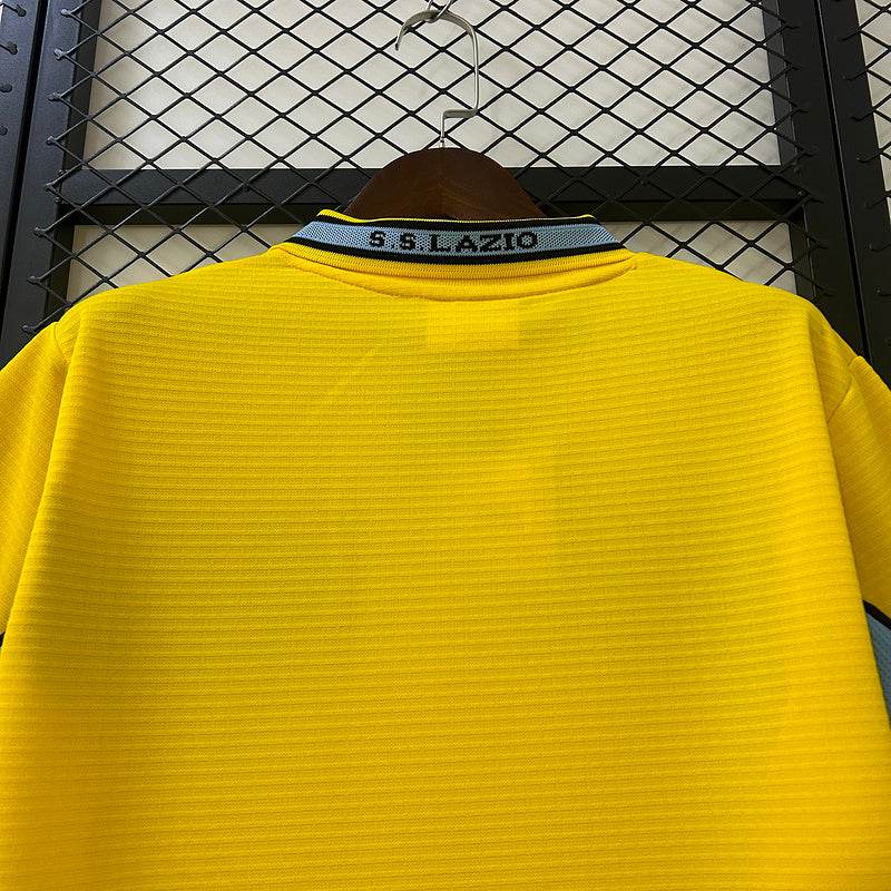 Lazio 98/99 yellow Football kit - Footyb
