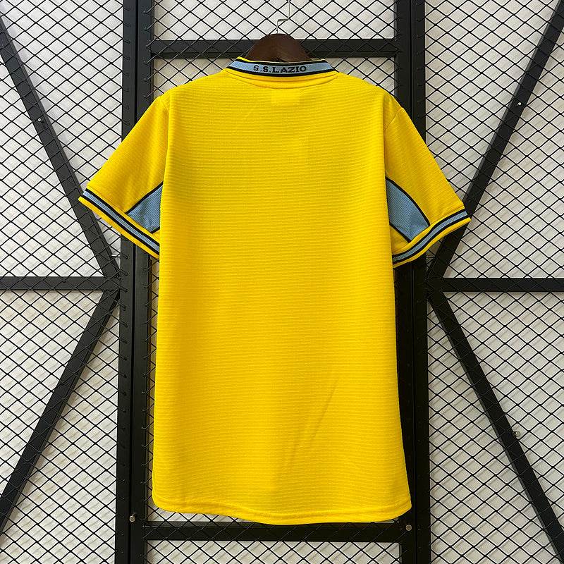 Lazio 98/99 yellow Football kit - Footyb