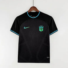 2022 Brazil Concept Black Football kit Footyb