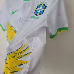 2022 Brazil Special Edition White Football kit Footyb