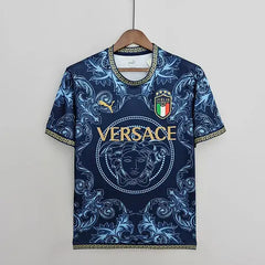 2022 Italy x Versace blue Football kit