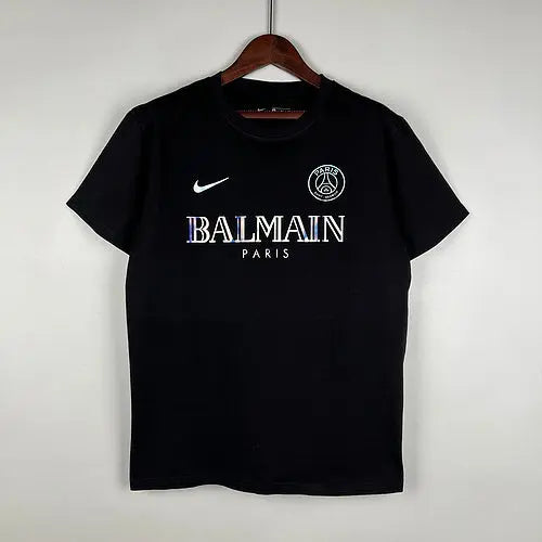 23/24 PSG Cotton T-Shirt Black Football kit