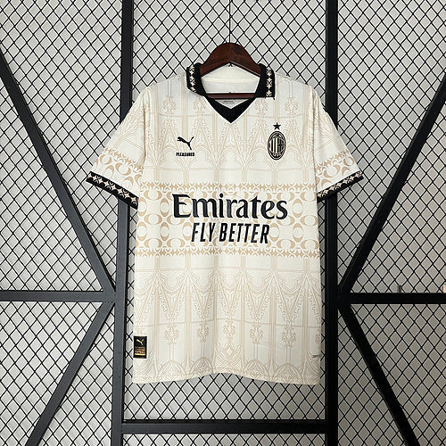 23/24 AC Milan Beige Football kit