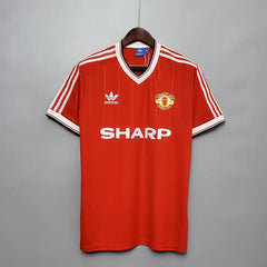 83/84 Manchester United home Football kit