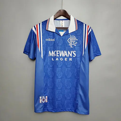 96/97 Rangers home Football kit Footyb