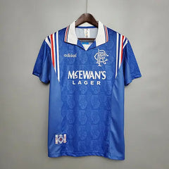 96/97 Rangers home Football kit Footyb