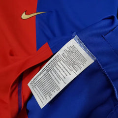 Barcelona 100th Anniversary version home Football kit Footyb