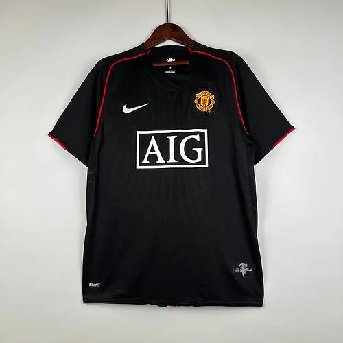 Manchester United 07/08 Black Football kit