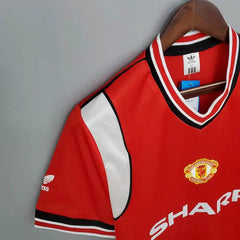 Manchester United 85/86 home Football kit - Footyb