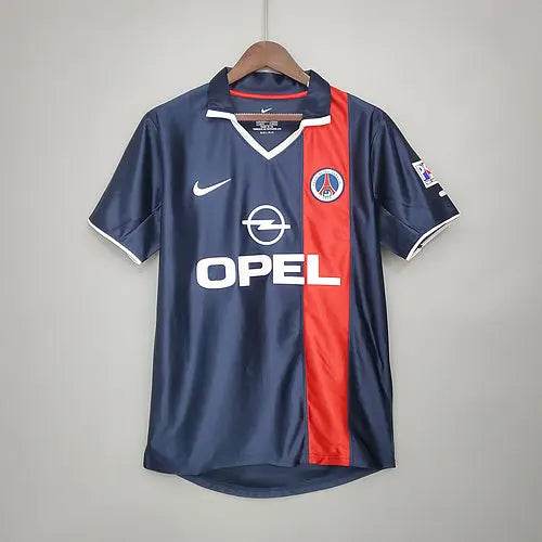 PSG 01/02 home Football kit - Footyb