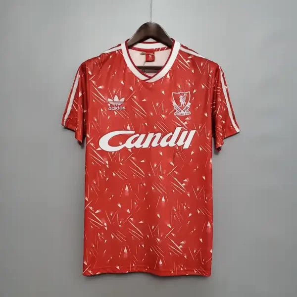 1989-1990 Liverpool home Football kit