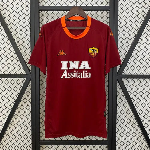 Roma 00/01 Home Football kit Footyb