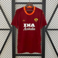 Roma 00/01 Home Football kit Footyb