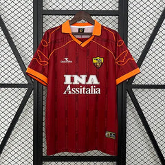 Roma 99/00 Home Football kit Footyb