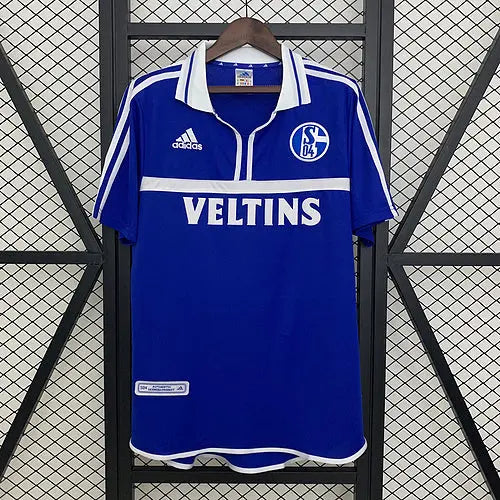 Schalke 04 01/02 Home Football kit Footyb