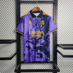 2023-2024 Real Madrid Chinese Dragon Purple Football Kit